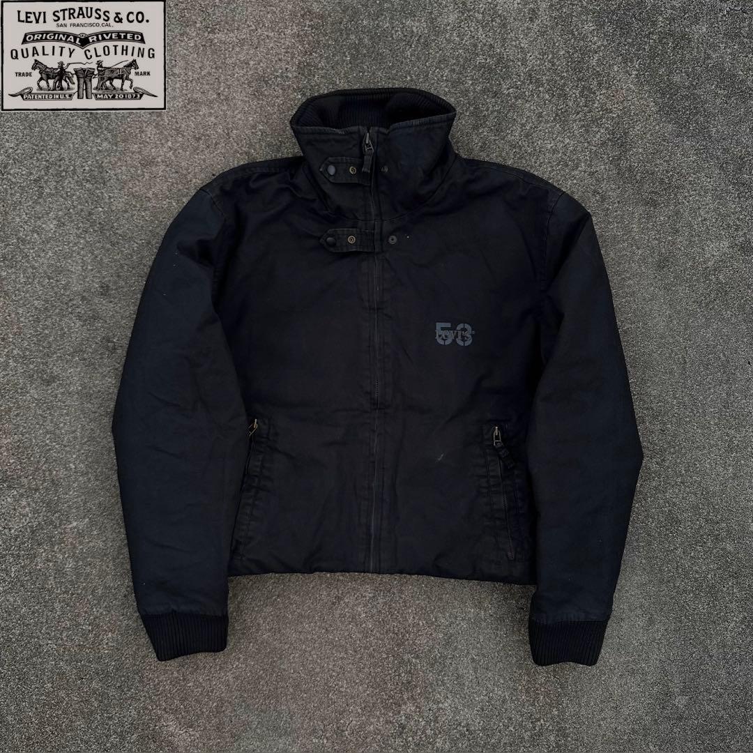 超希少00s ユーロリーバイス 襟高 チンストラップ 短丈 サンタフェ ショート