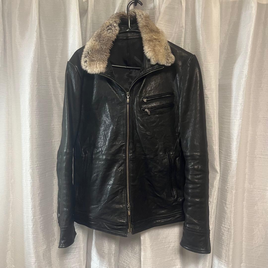 archiveダブルジップファー付きアウター 平成y2kお兄系v系