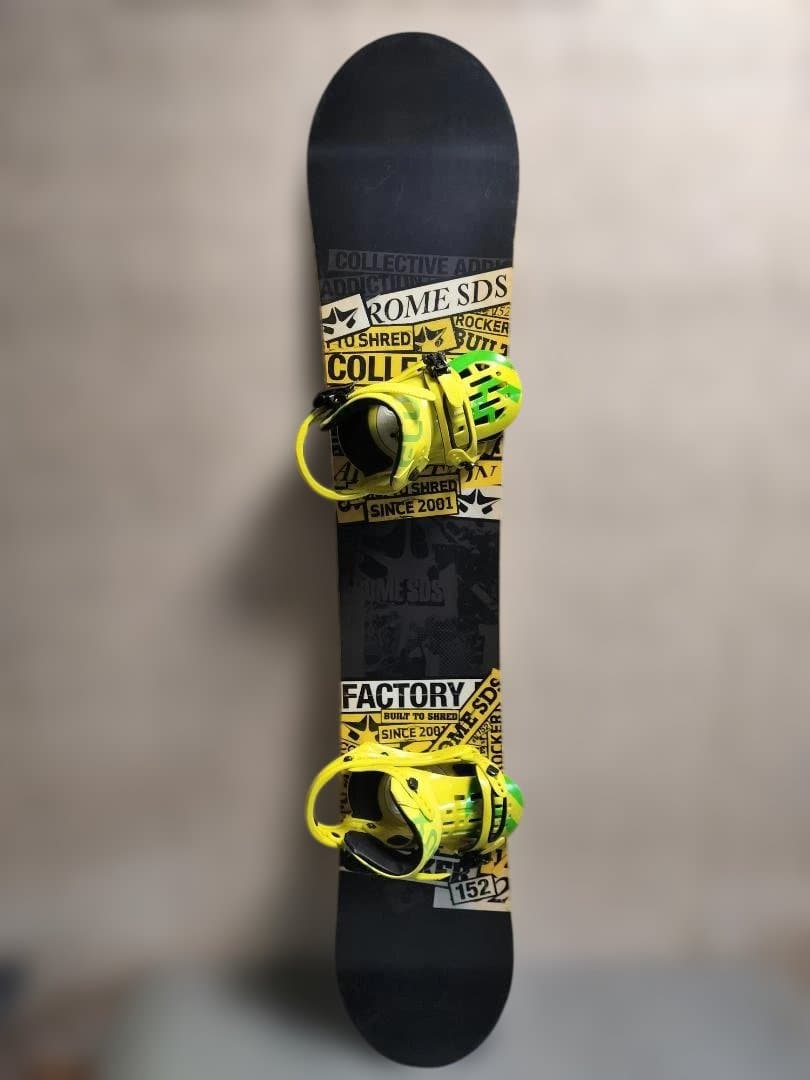 人気セット】ROME SDS 152cm × FLUX ビンディング - メルカリ