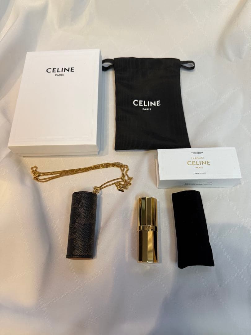 最終価格　新品　CELINE BEAUTY セリーヌビューティー　リップ&ケース top.jpg