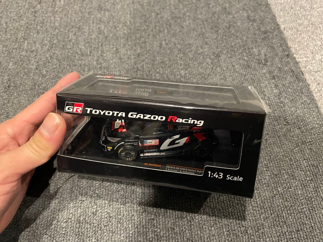 1/43サイズ GR YARIS Rally1 #18RJ 2024 TGR Ixo 1:43 Toyota GR Yaris Rally1 Hybrid #18 2nd Safari Rallye 2024