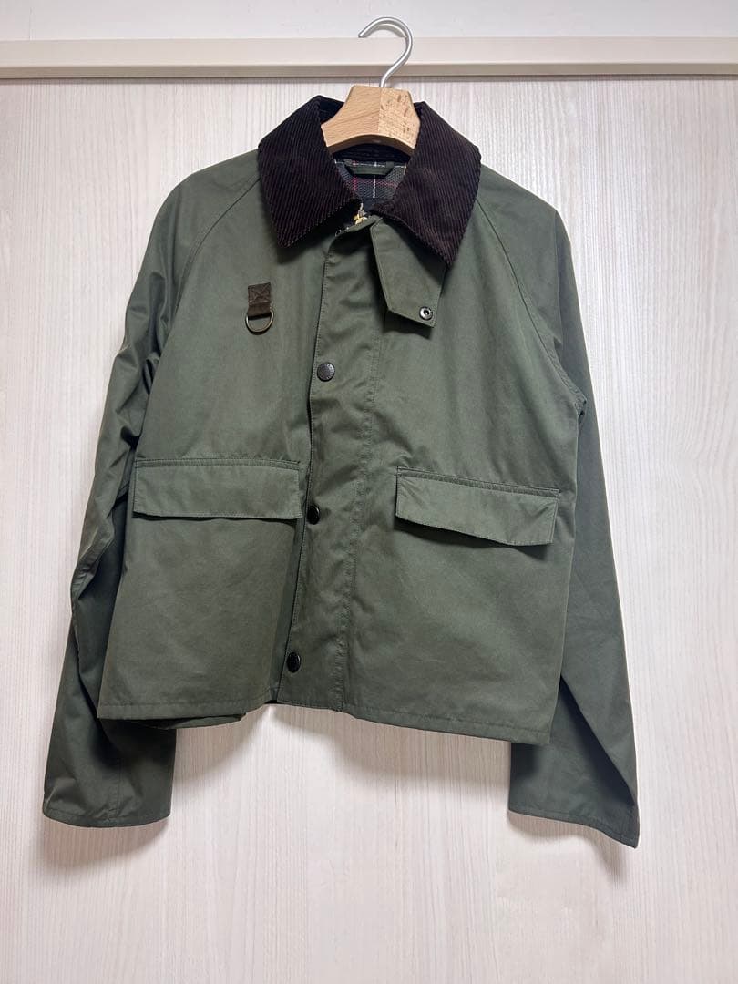 Barbour 2 スペイ ピーチスキン ノンオイルドジャケット