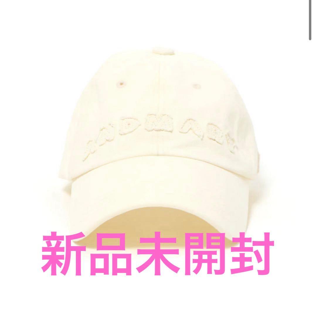 ANDMARY Mary logo cap ivory