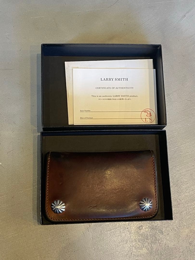 LARRY SMITH ブラウン長財布