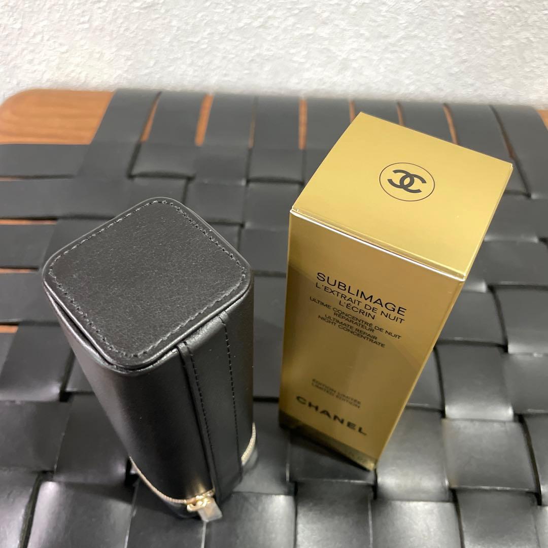 ✨CHANEL サブリマージュ夜用美容液レザーポーチ新品未使用✨小物入れ
