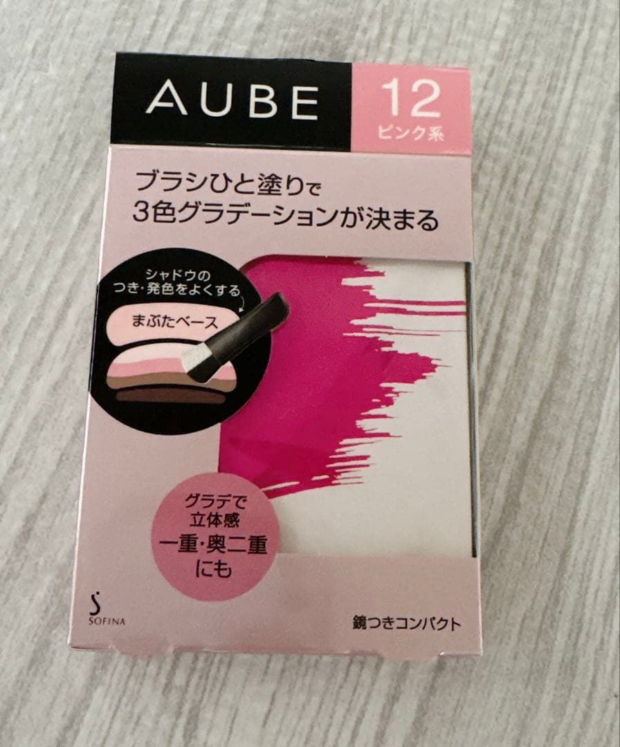 オーブ　ひと塗りアイシャドウ　12 ピンク