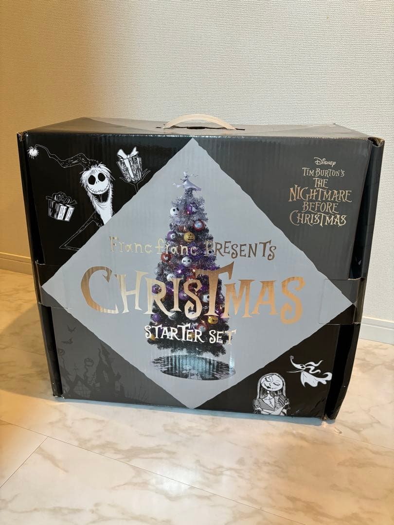 ナイトメア・ビフォア・クリスマス　Francfrancコラボクリスマスツリー ハロウィン・タウン住人たちのオーナメント付き！Francfranc(フラン