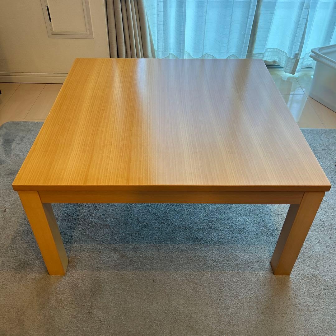 無印良品 木製正方形こたつ 75cm × 75cm