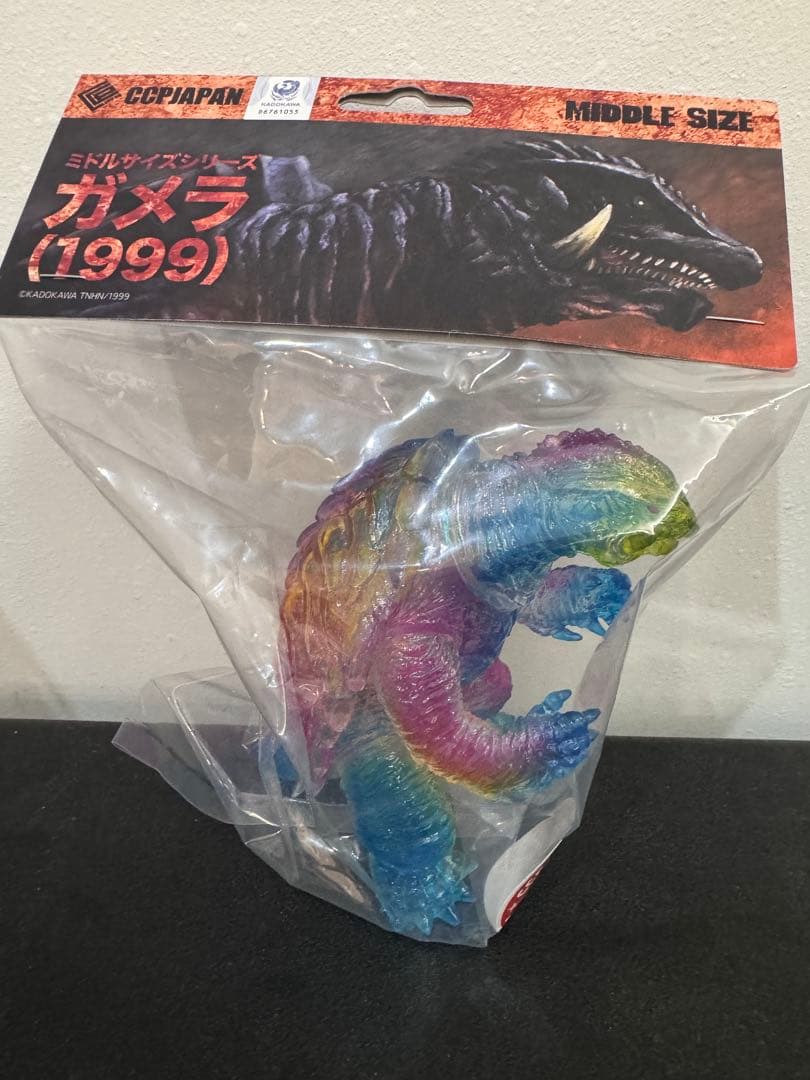 ワンフェスCCP ミドルサイズ ガメラDROP CANDY クリア ソフビ