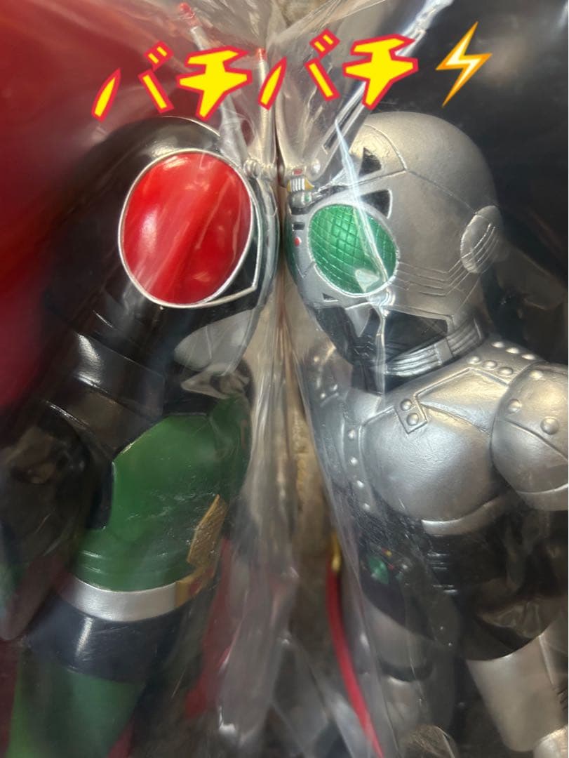 メディコム東映レトロソフビ☆仮面ライダーBLACK RX &シャドームーン