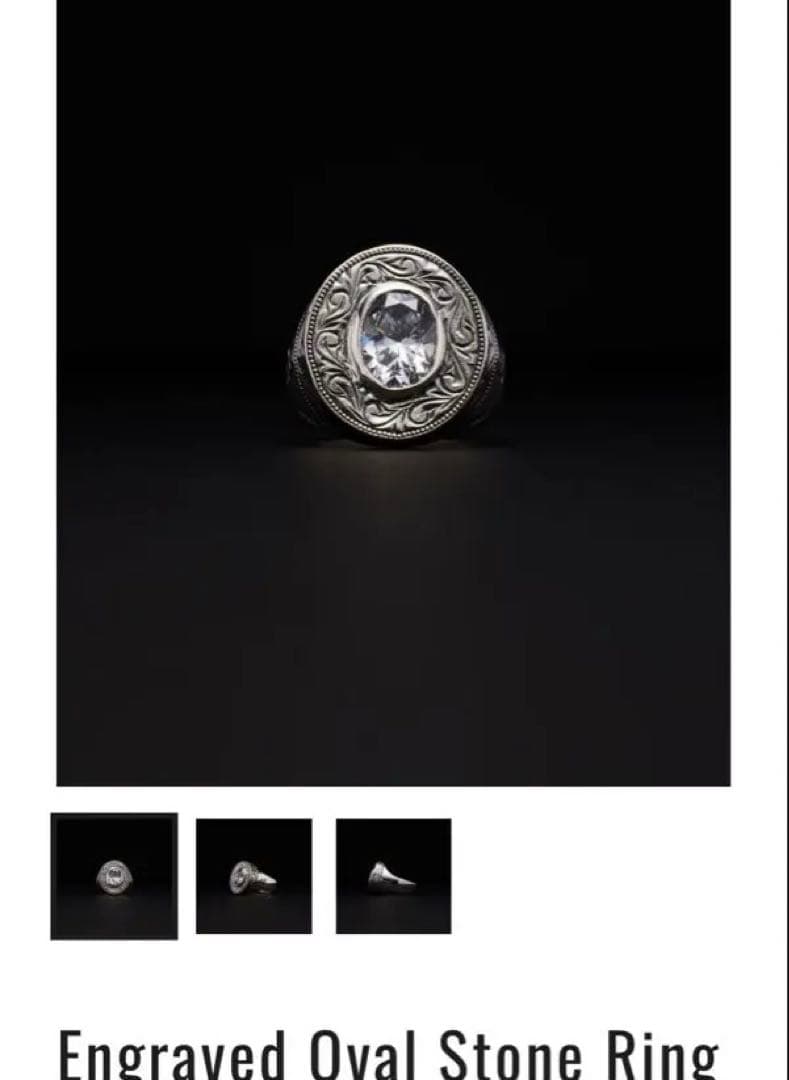 Engraved Oval Stone Ring 20号 20ct Oval Diamond Engagement Ring