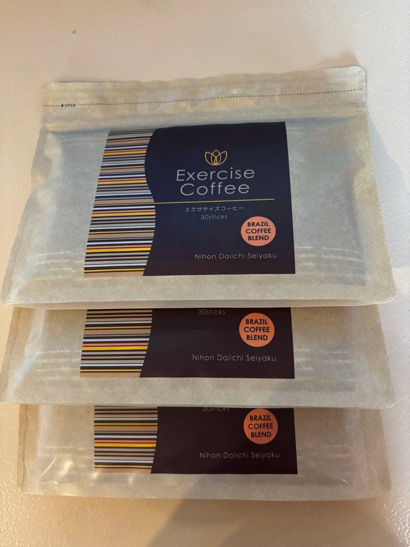 エクササイズコーヒー30本入り×3袋　日本第一製薬　新品未開封