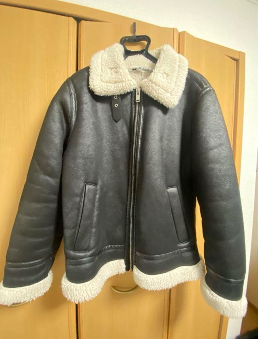 ZARA ムートンジャケット　B-3 L