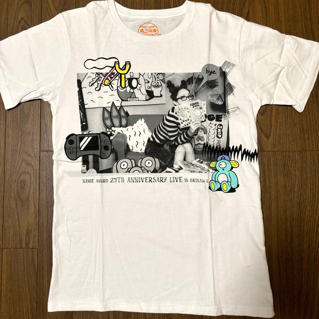 安室奈美恵 25th 沖縄 Tシャツ M 25周年 白 ホワイト