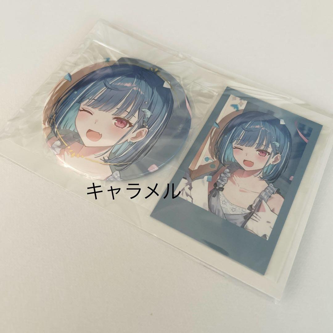 にじさんじ 誕生日グッズ 箔押し 缶バッジ チェキ風カード 西園チグサ