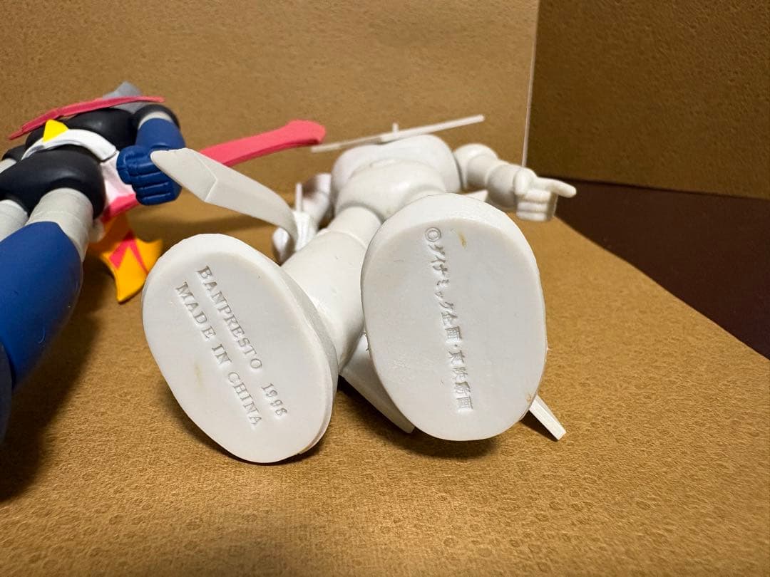 当時物】激レア グレートマジンガー 未塗装白原型＆彩色済みソフビ 3体