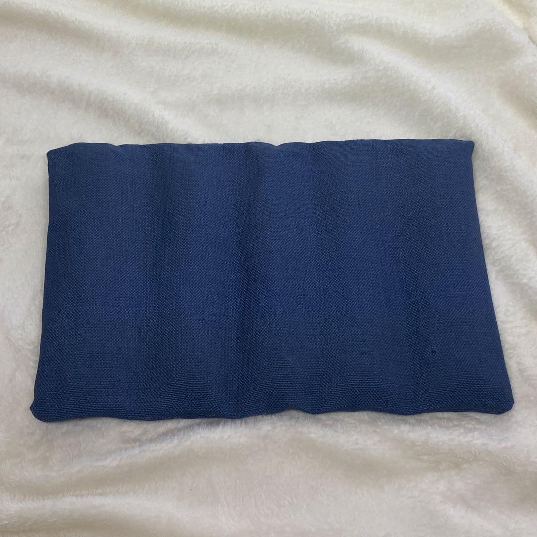 強い波動のソマチッド砂をブレンドしたパラワンサンド砂枕　(藍色)