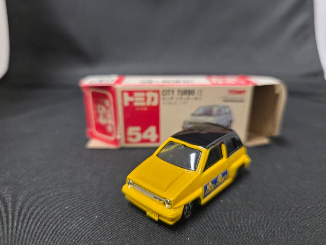 トミカ赤箱54ホンダシティターボⅡ(日本製) - メルカリ