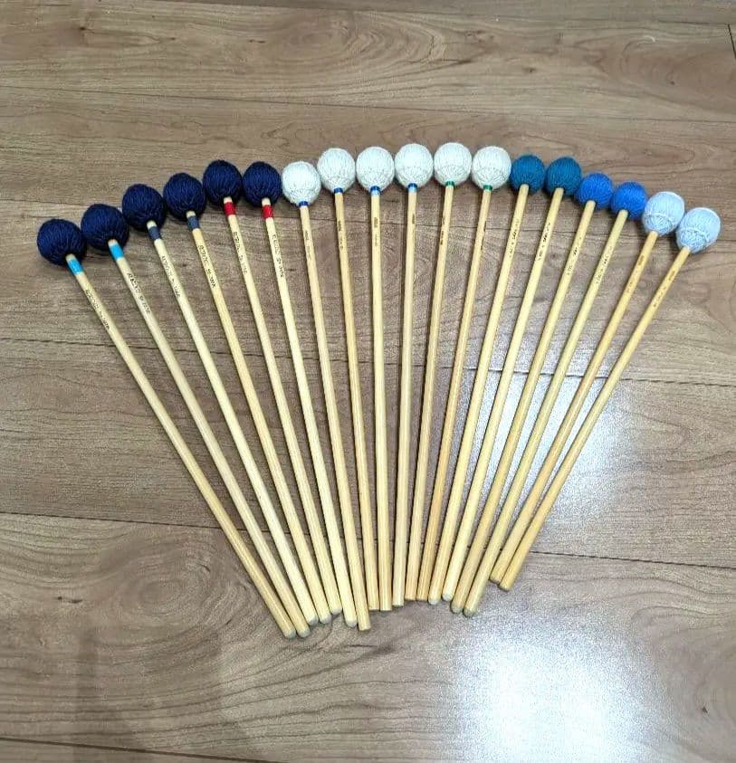 【値引きしました！】マリンバ用　マレットセット　ケース付