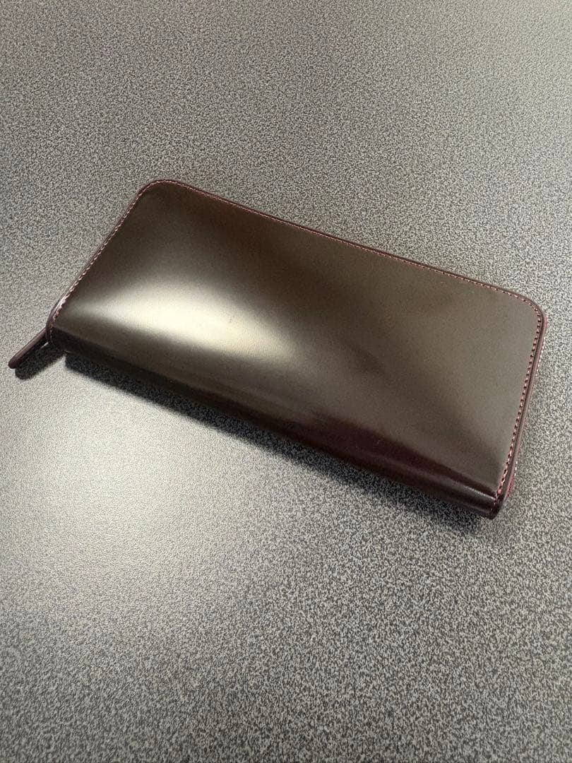 FLYING HORSE コードバンレザー 長財布　バーガンディ