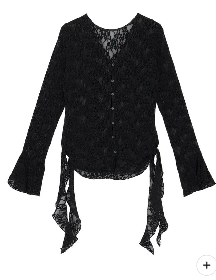 ぷ*ん様 UND 2WAY CUT LACE FRILL TOP aneri ブ - メルカリ