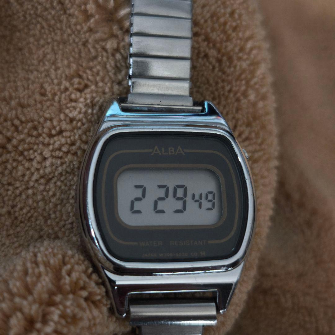 SEIKO ALBA セイコー アルバ デジタル腕時計 w206-5000 - メルカリ