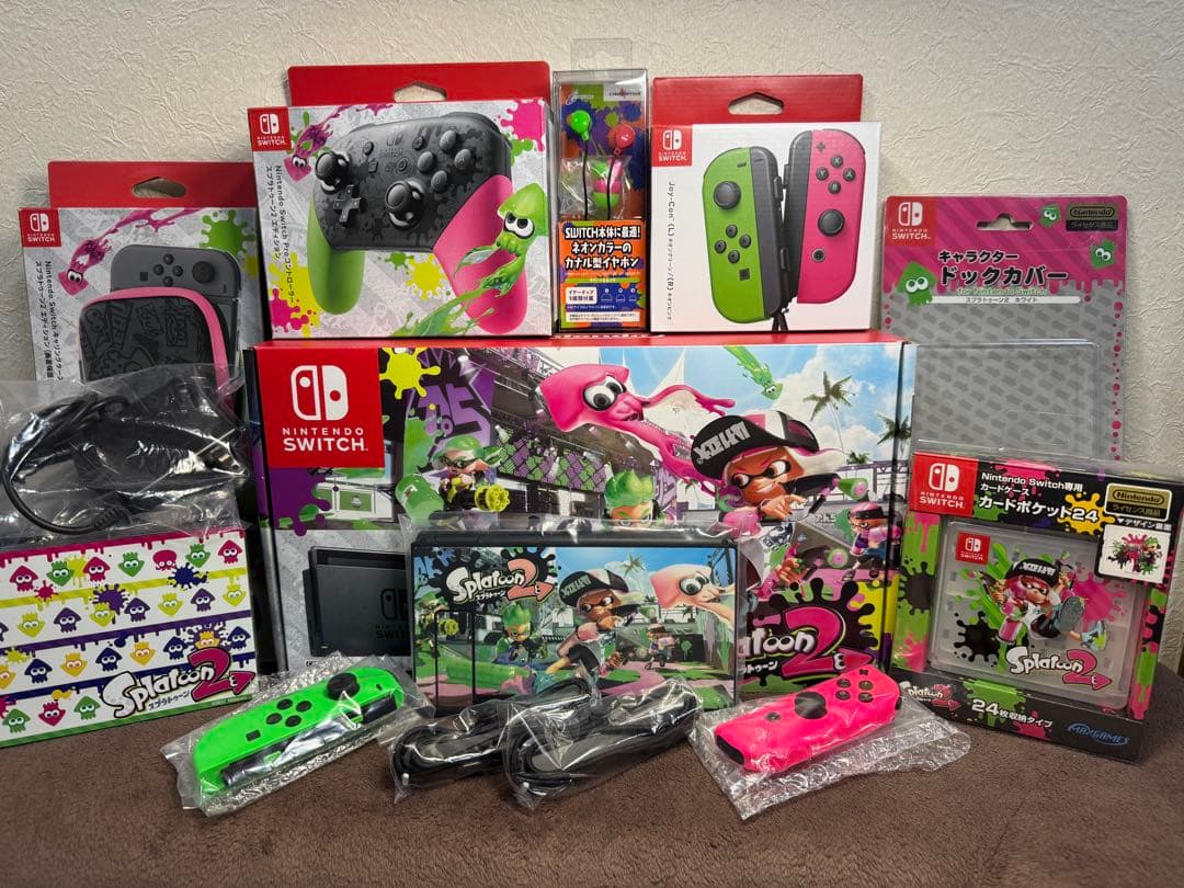 ニンテンドースイッチ スプラトゥーンバージョン セット 送料込み 任天堂（Nintendo） Nintendo Switch本体 スプラトゥーン2セット