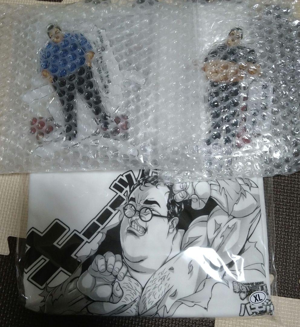 範馬刃牙✕バキ童ch tシャツ XL アクスタ2種 ぐんぴぃ 春とヒコーキ