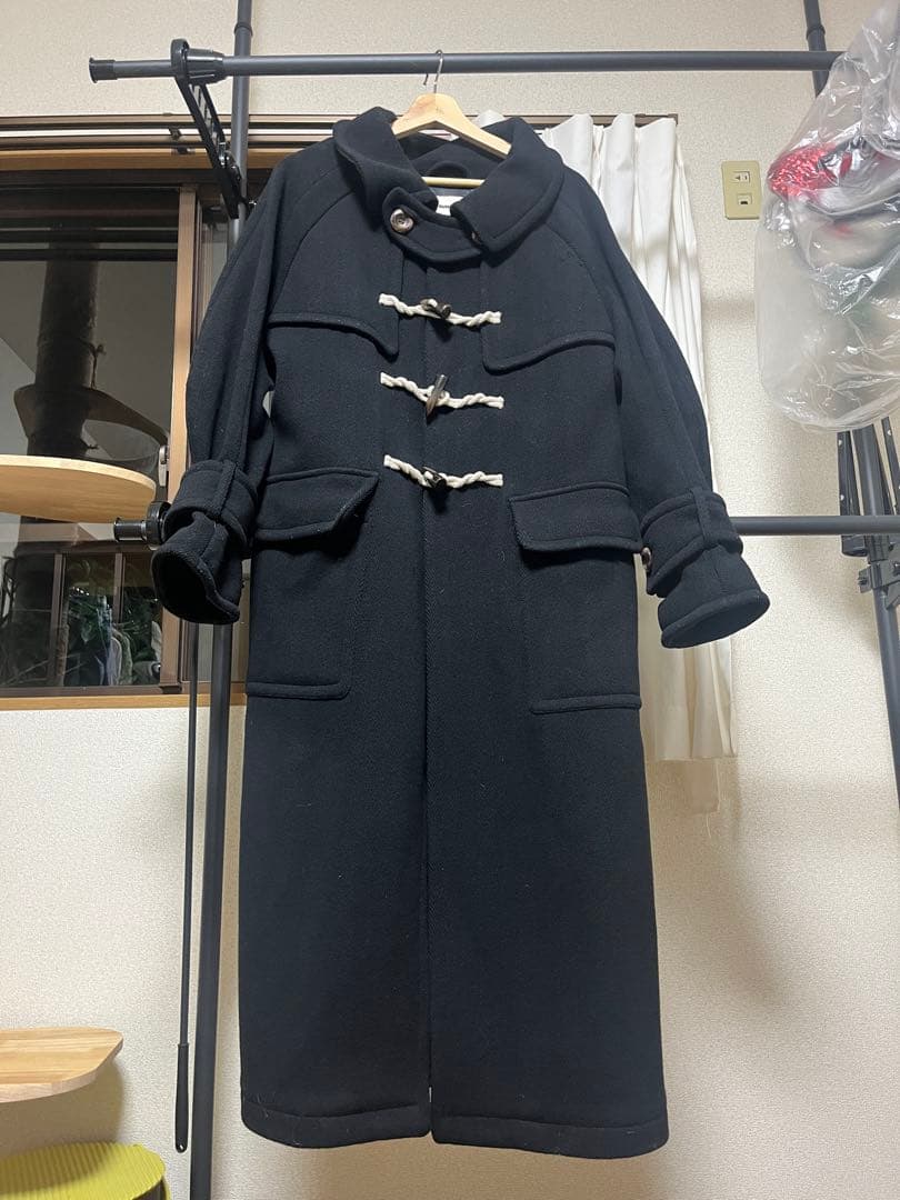 Rumche ダッフルコート　ブラック　ラムシェ