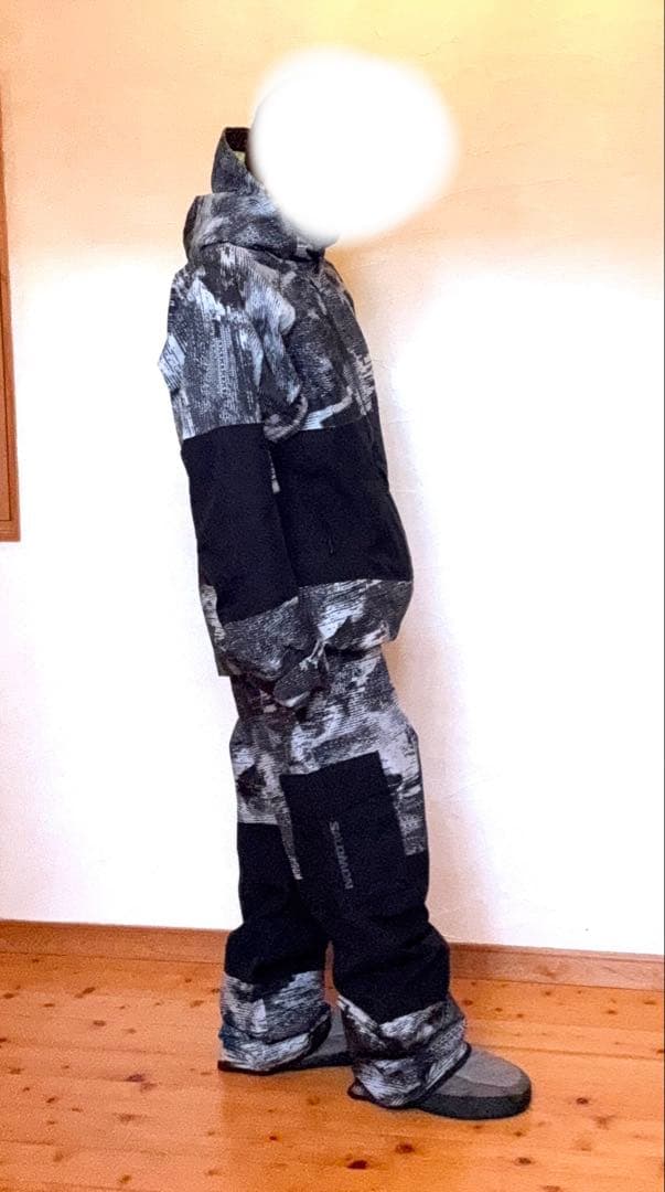 SALOMON 迷彩スノーボードウェア XL 【ほぼ新品】