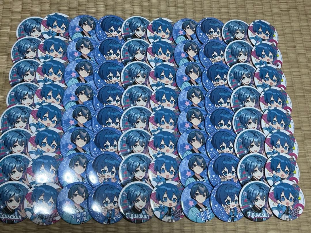 AMPTAKxCOLORS ちぐさくん 痛バ A3 ちぐさくん 缶バッジ 痛バッグ 2nd - メルカリ