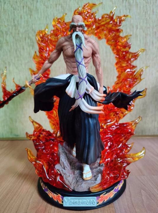 BLEACH 黒衣少年図 山本元柳齋重國ガレージキット ガレキ スタチュー