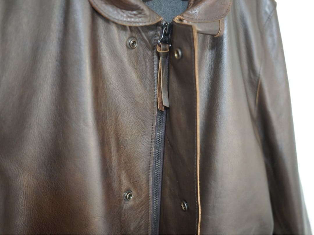 Archive 2002s c.p company leather jacket - メルカリ