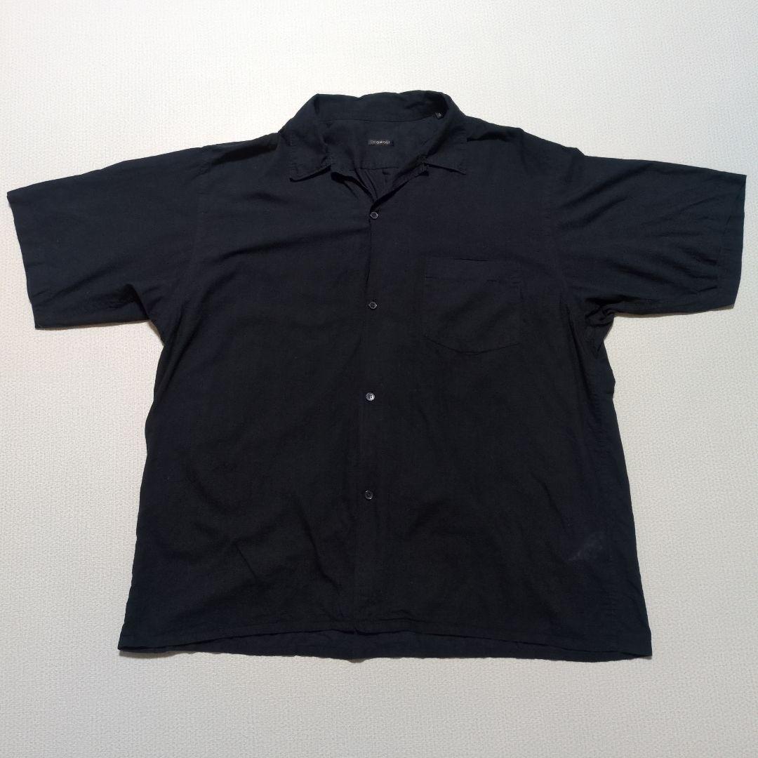COMOLI 24SS KHADIコットン半袖 オープンカラーシャツ 3