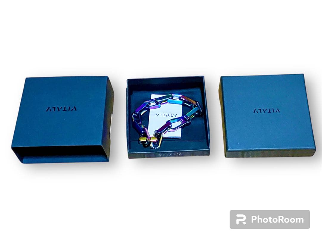 vitaly anti gasoline ブレスレット 虹 レインボー マルチ