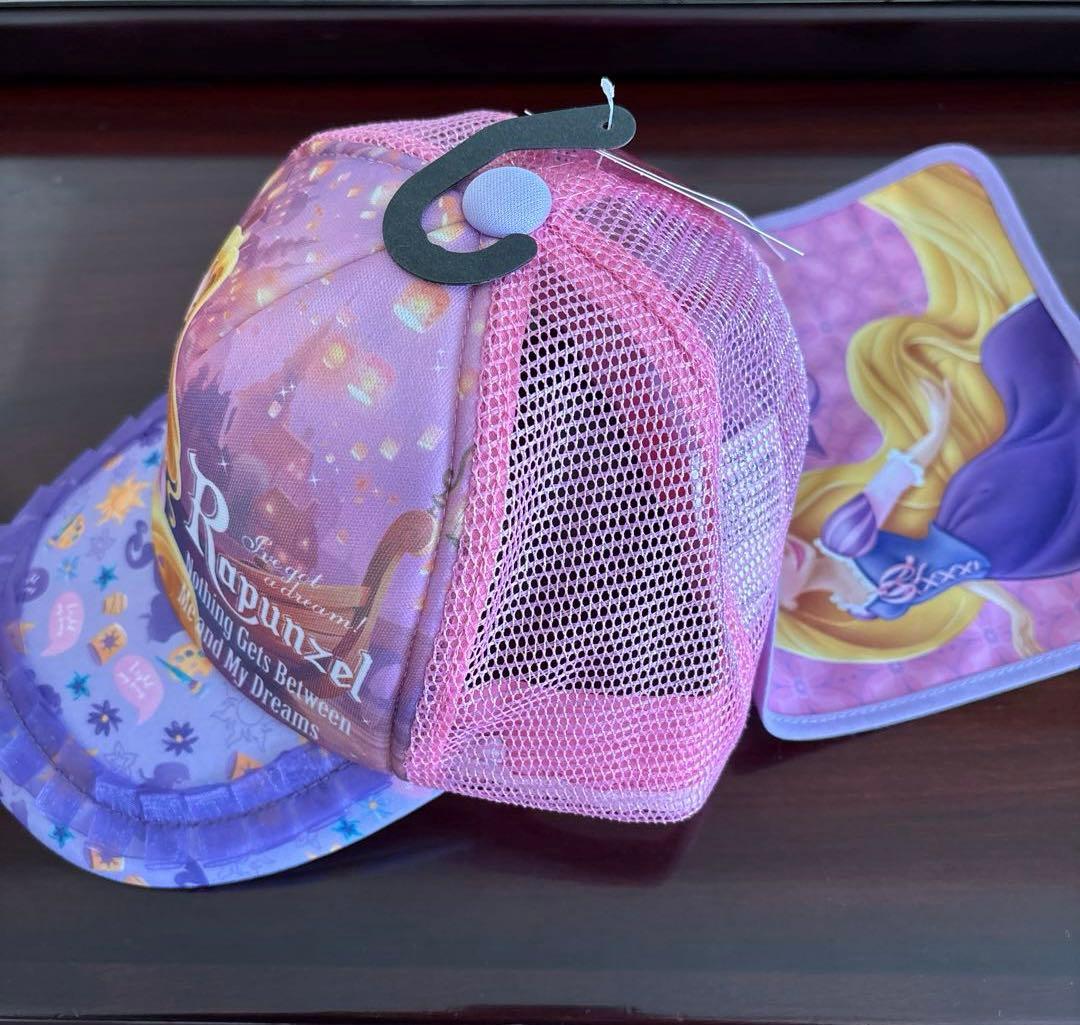 ディズニープリンセス ラプンツェル キャップ メッシュ帽子 52cm