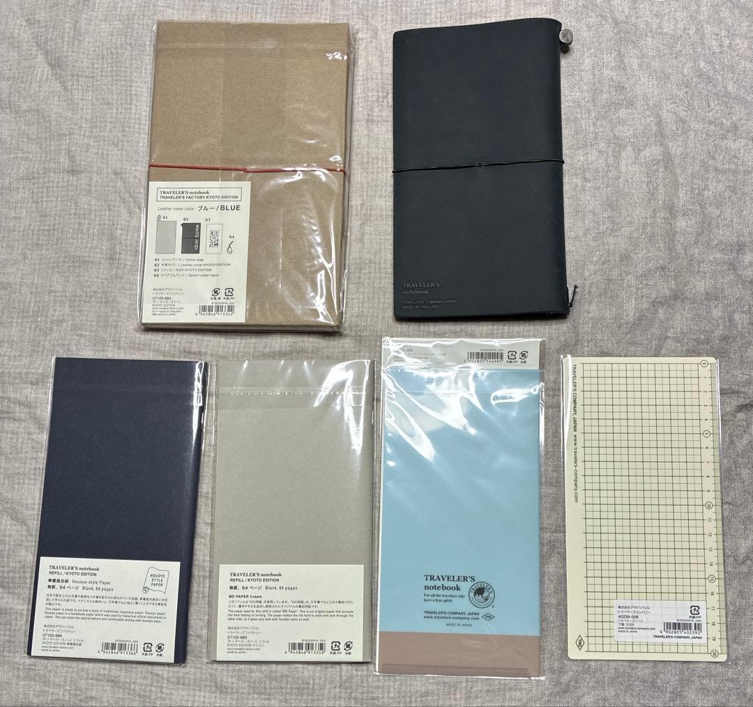 未使用】トラベラーズノート KYOTO EDITION 京都限定リフィル 他