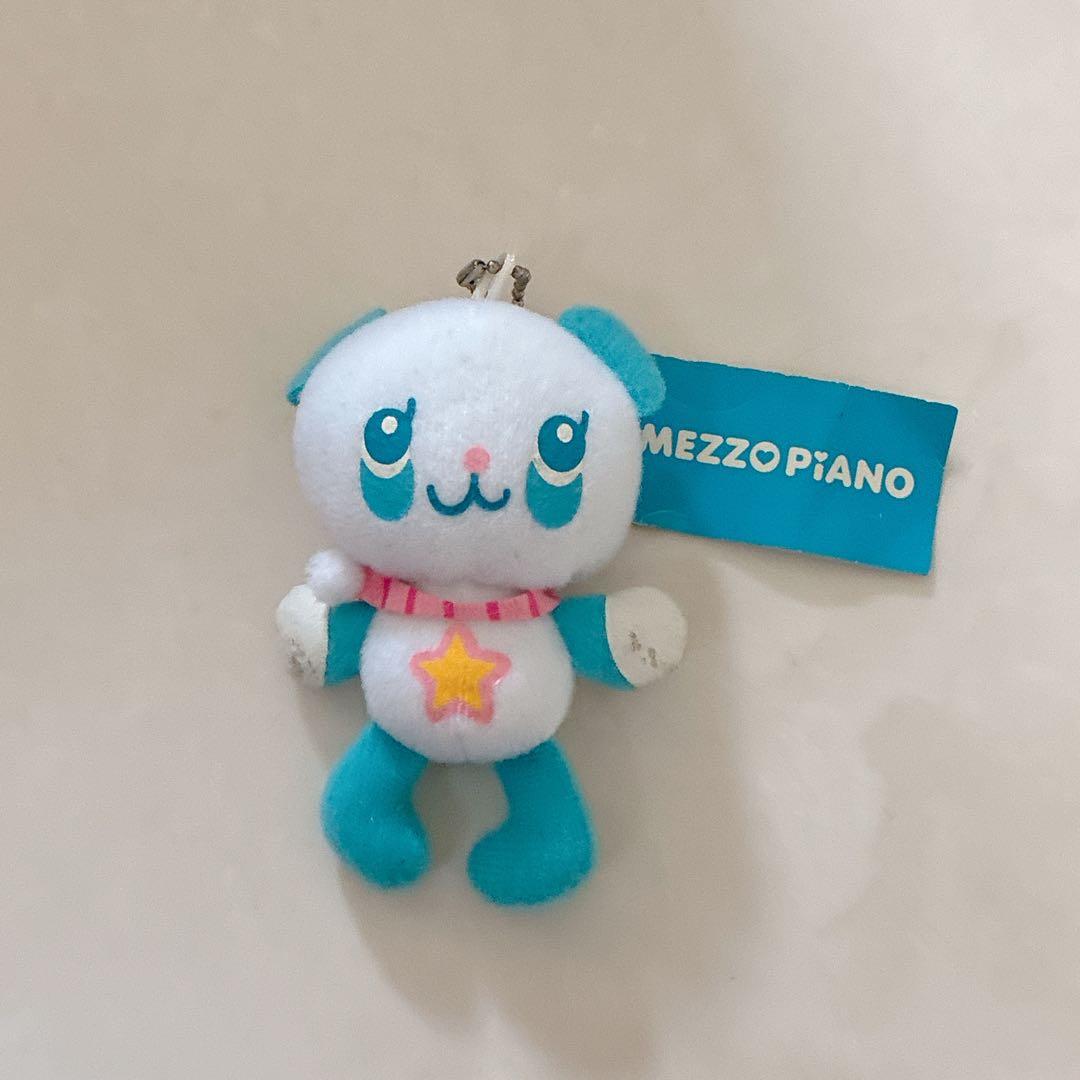 メゾピアノ パンダのパティ ぬいぐるみ マスコット ストラップ 平成レトロ