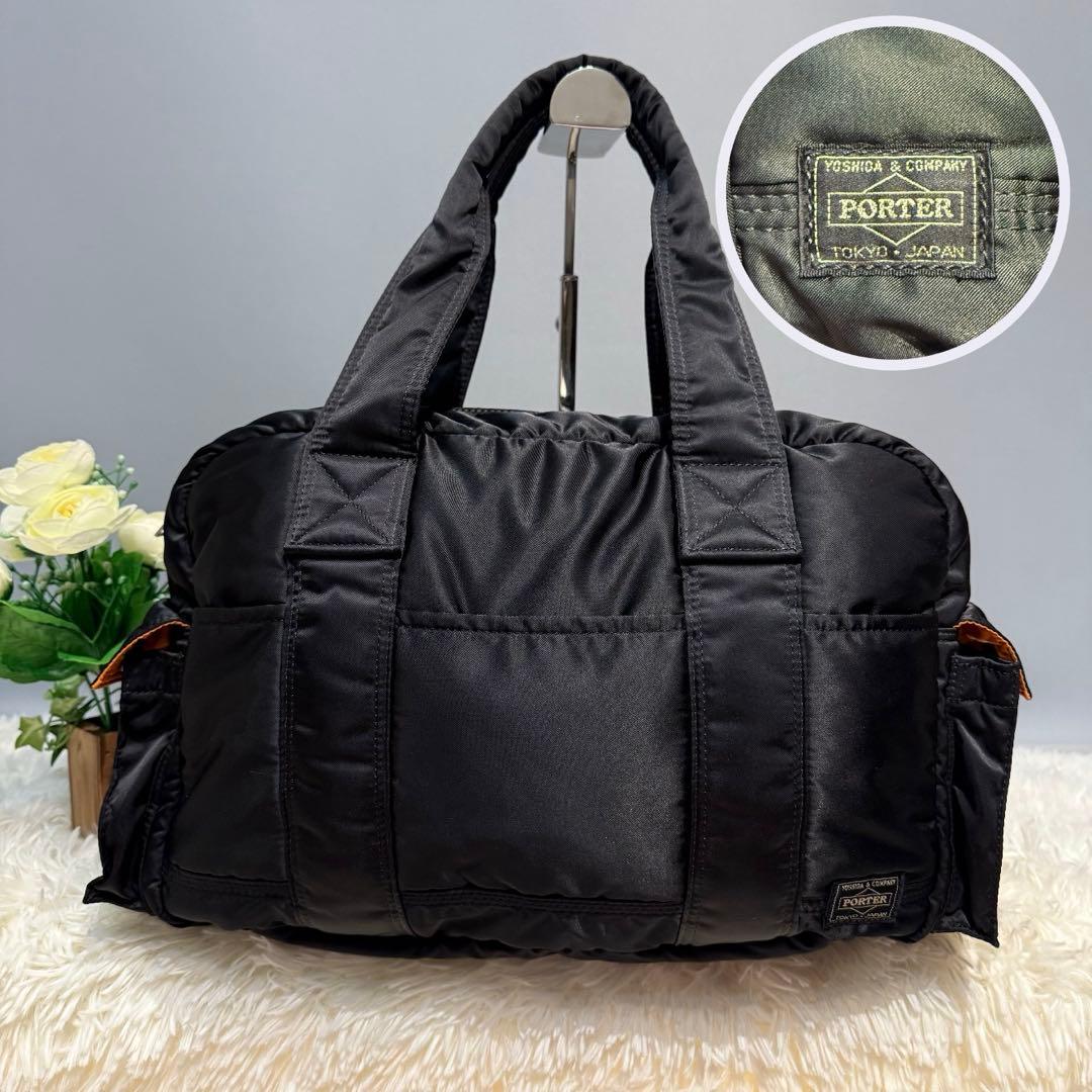 希少【極美品】PORTER TANKER DUFFLE BAG(L) ブラック