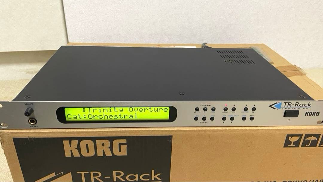 【希少・DI-TRI増設】KORG TR-RACK 完備品 バックライト良好