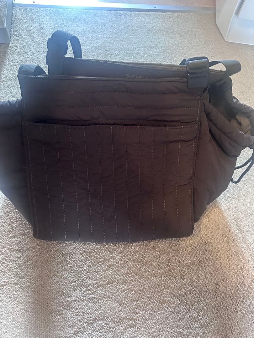 SOLPRESA カーキ マザーズバッグ