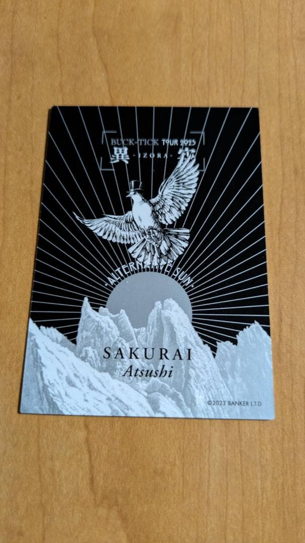 BUCK-TICK トレカ TOUR 2025 異空 櫻井敦司 背景青 - メルカリ