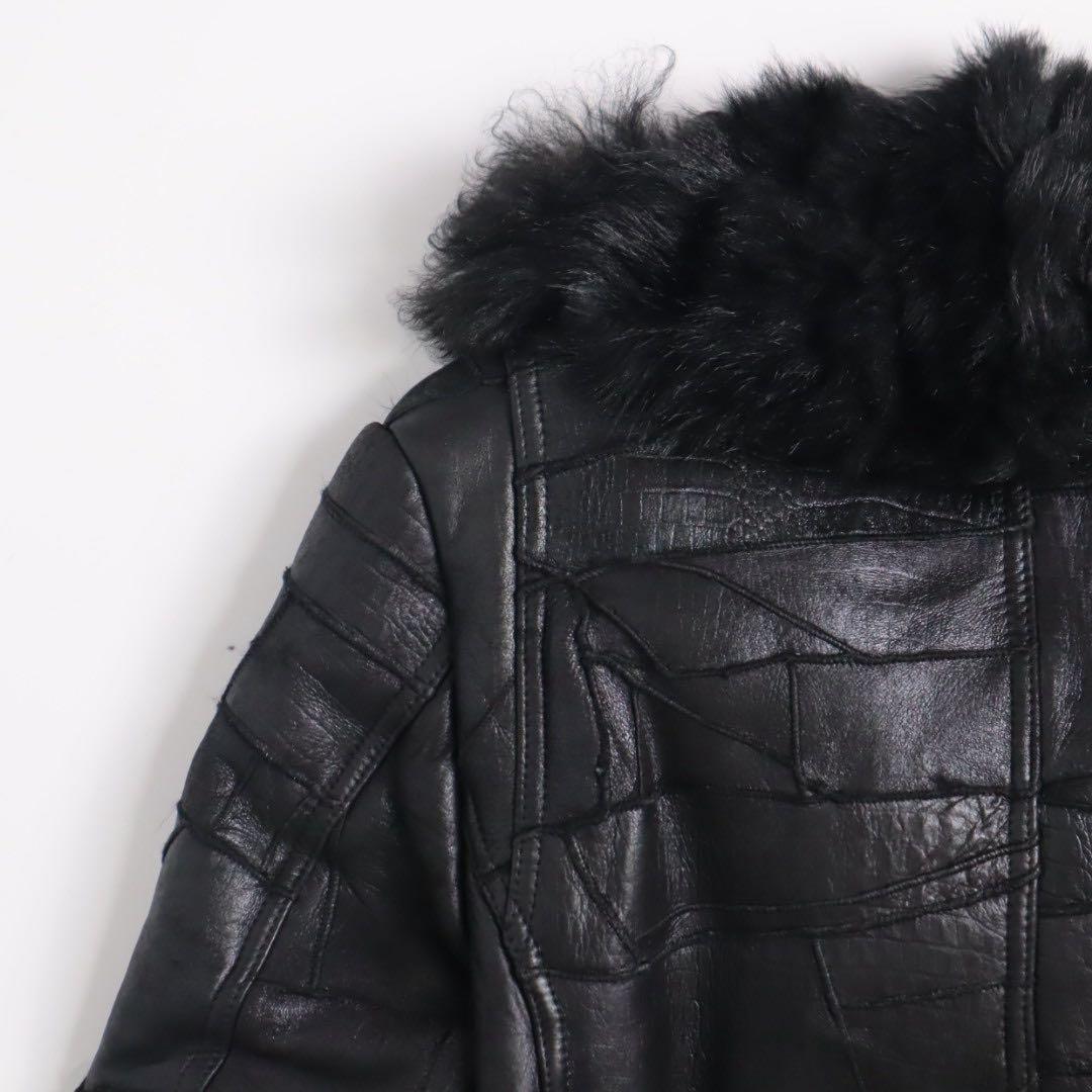 tornado mart y2k archive ツギハギ ムートン ライダース - メルカリ