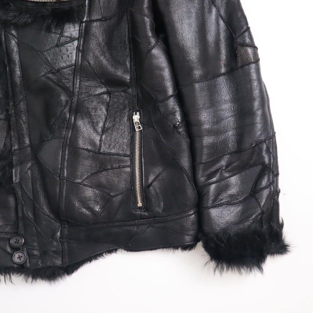 tornado mart y2k archive ツギハギ ムートン ライダース - メルカリ