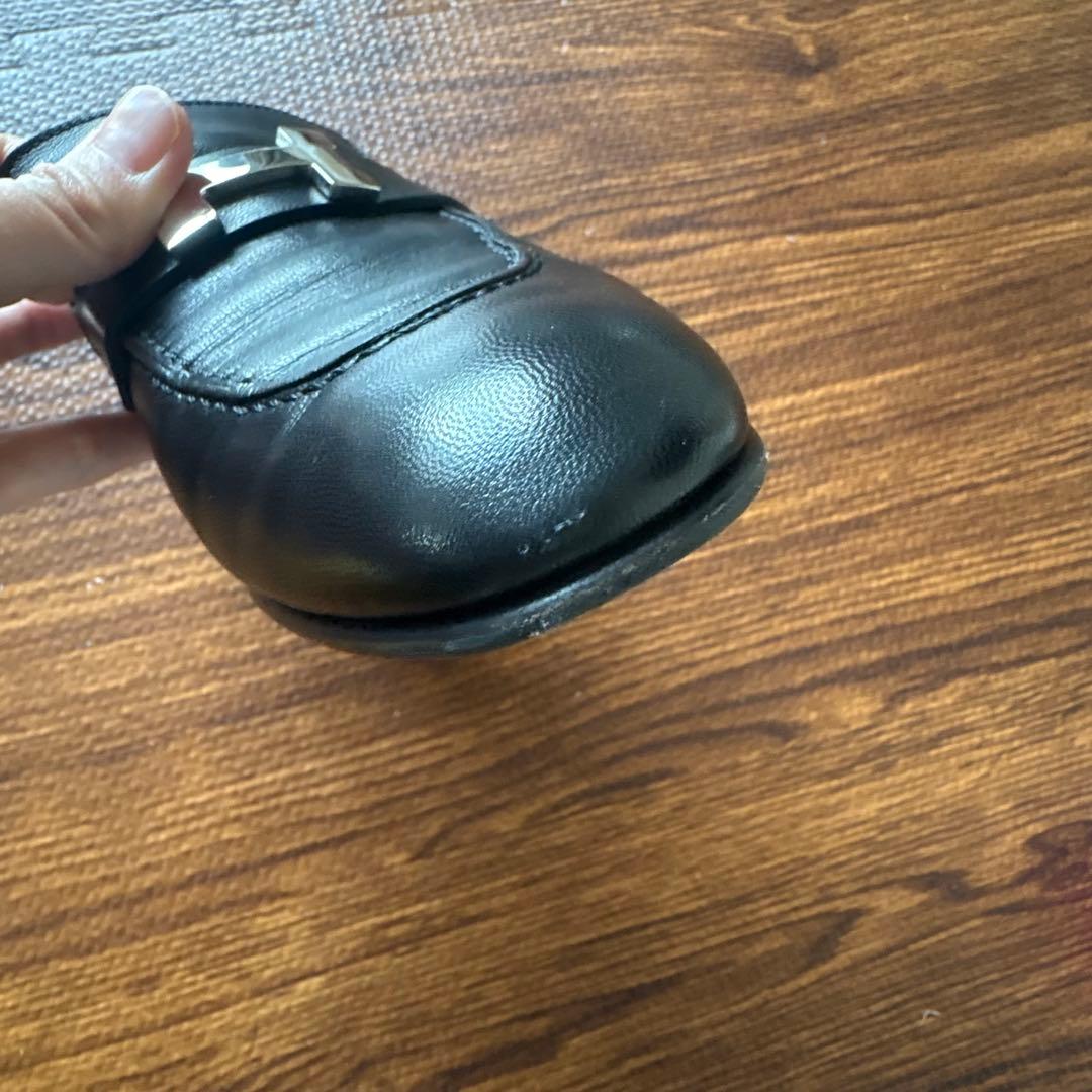 エルメス モカシン パリ 37 ブラック ローファー H金具 HERMES - メルカリ