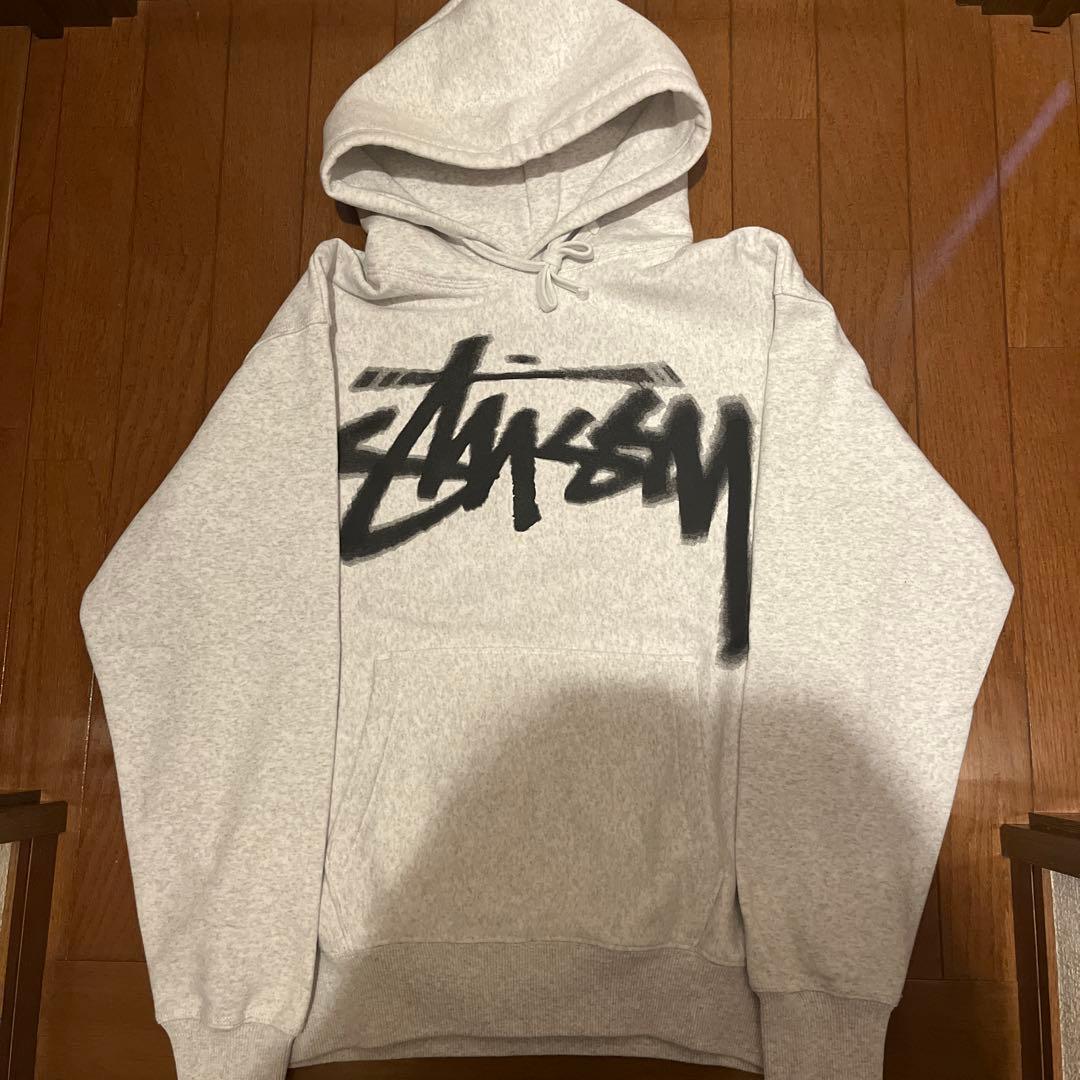 Stüssy Dizzy Stock Hoodie 23aw 人気☆STUSSY☆DIZZY STOCK HOODIE ASH HEATHER (STUSSY/パーカー
