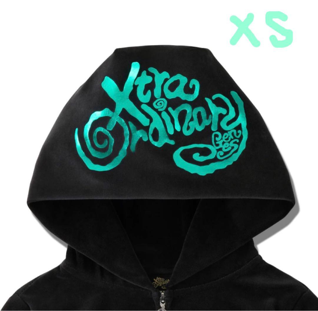 Xtra Ordinary ベロアジップパーカー ［XS］サイズ XG