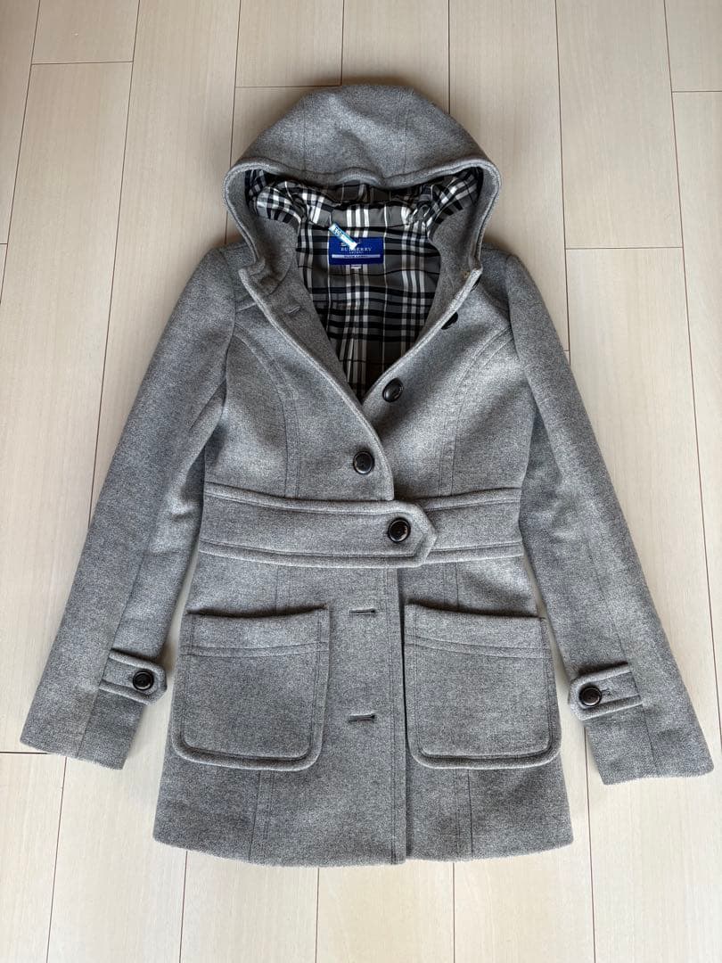 ブルーレーベルグレーコート38サイズ ブルーレーベルクレストブリッジ BLUE LABEL CRESTBRIDGE 【WEB限定