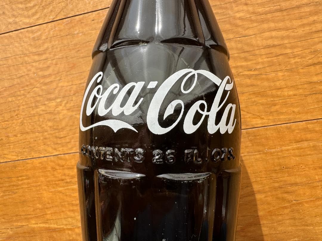 コカコーラ　ファミリーサイズボトル　瓶　1955年　美品　COCA-COLA