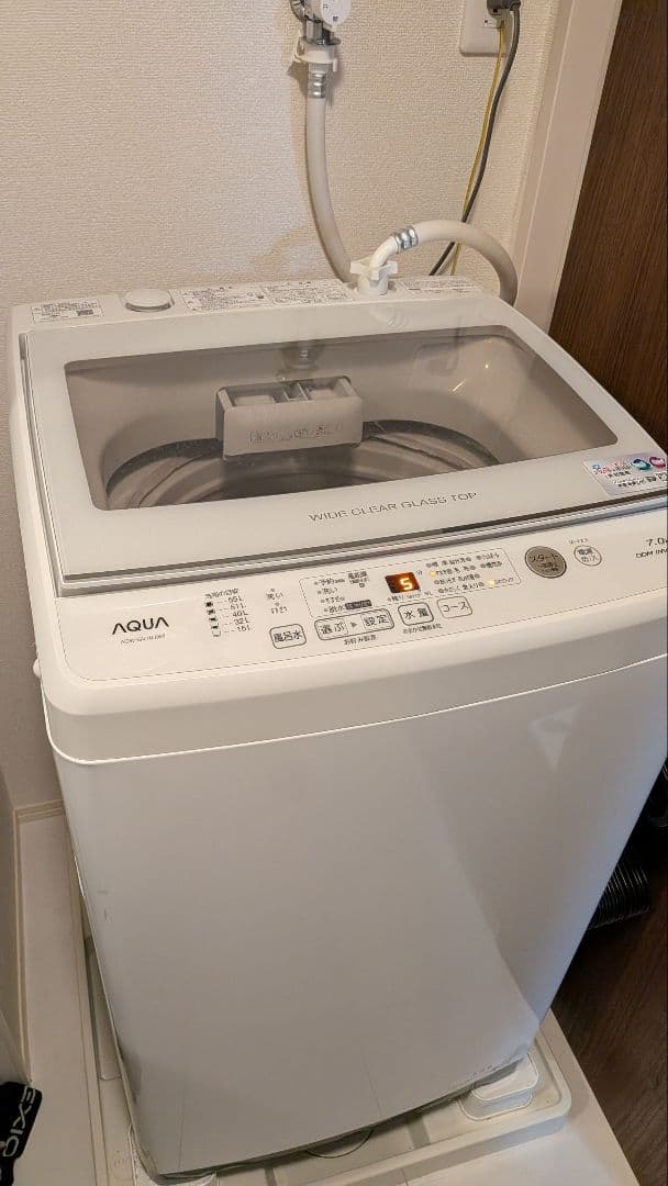 【かえさん　専用】AQUA 縦型洗濯機 AQW-GV70J（W） 2020